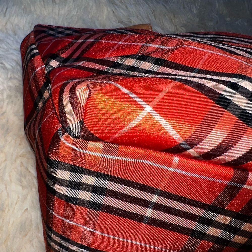 AUTH BURBERRY BAG IN RED/ORANGE!!!! - Picture 6 of 15
